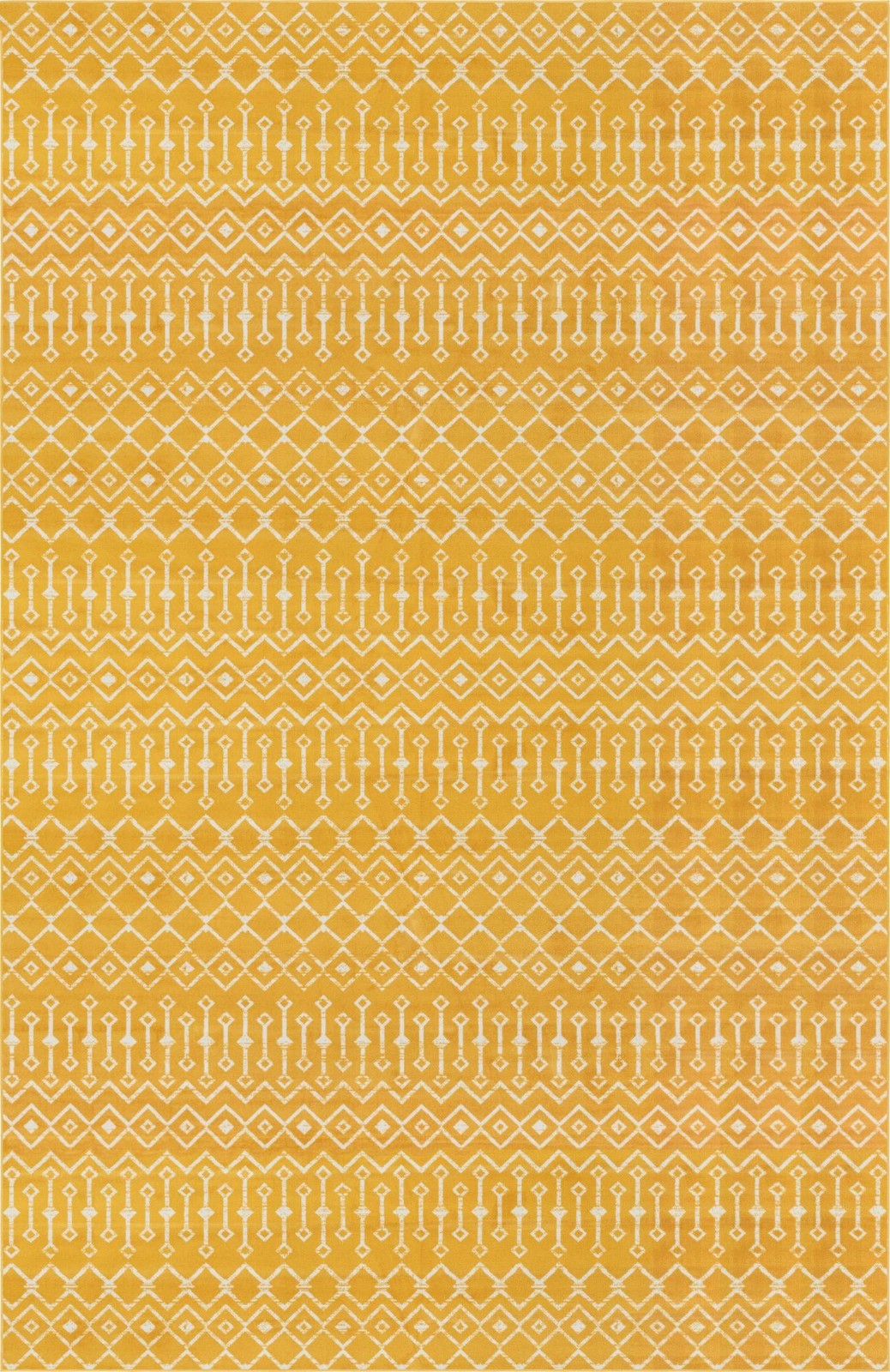 10' 8 x 16' 5 Dudley · Chevron rug, yellow