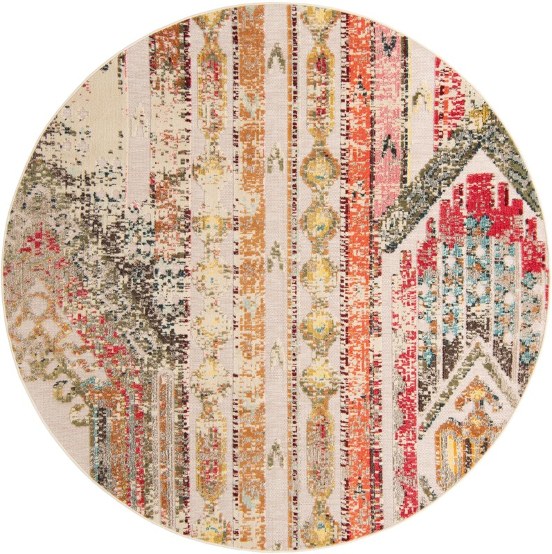 Cleary · Abstract Outdoor Rug, multi beige
