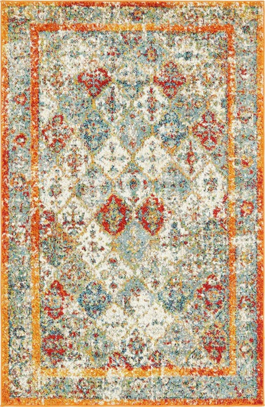 4' x 6' Spofford · Border rug