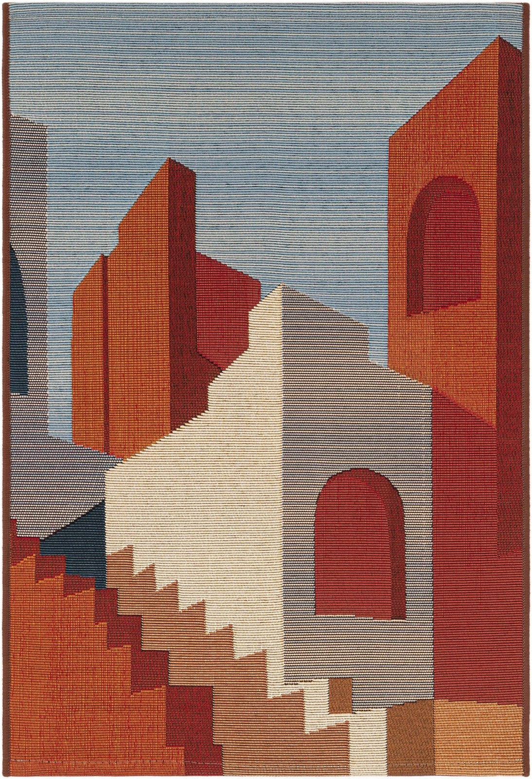 2' x 3' Clare · Abstract Outdoor Rug, multi