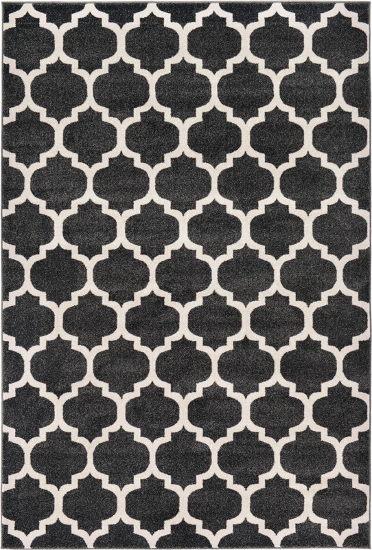 6' x 9' Arkwright · Trellis rug, fume