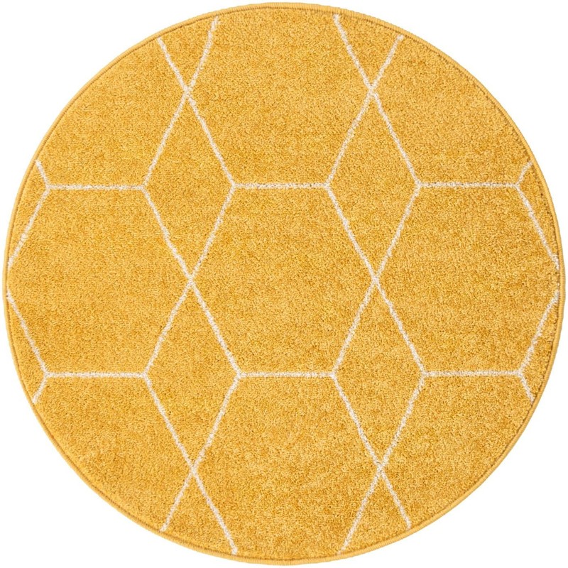 3' x 3' Galloway · Diamond rug
