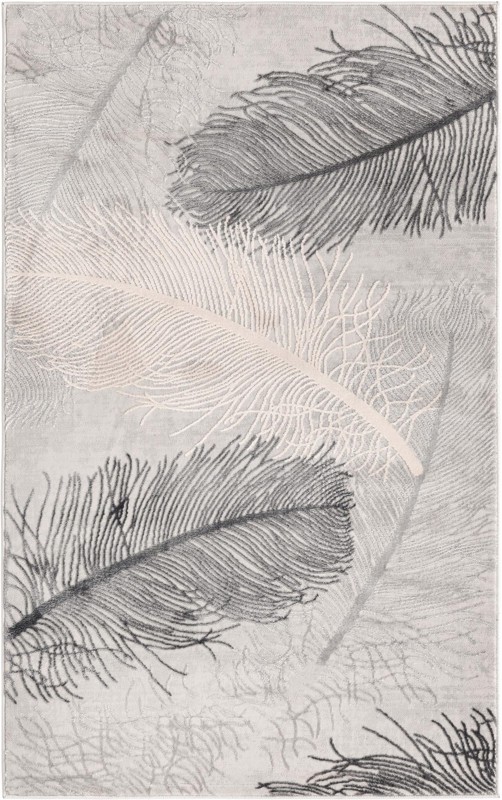 3' 3 x 5' 3 Chase · Abstract rug, gray
