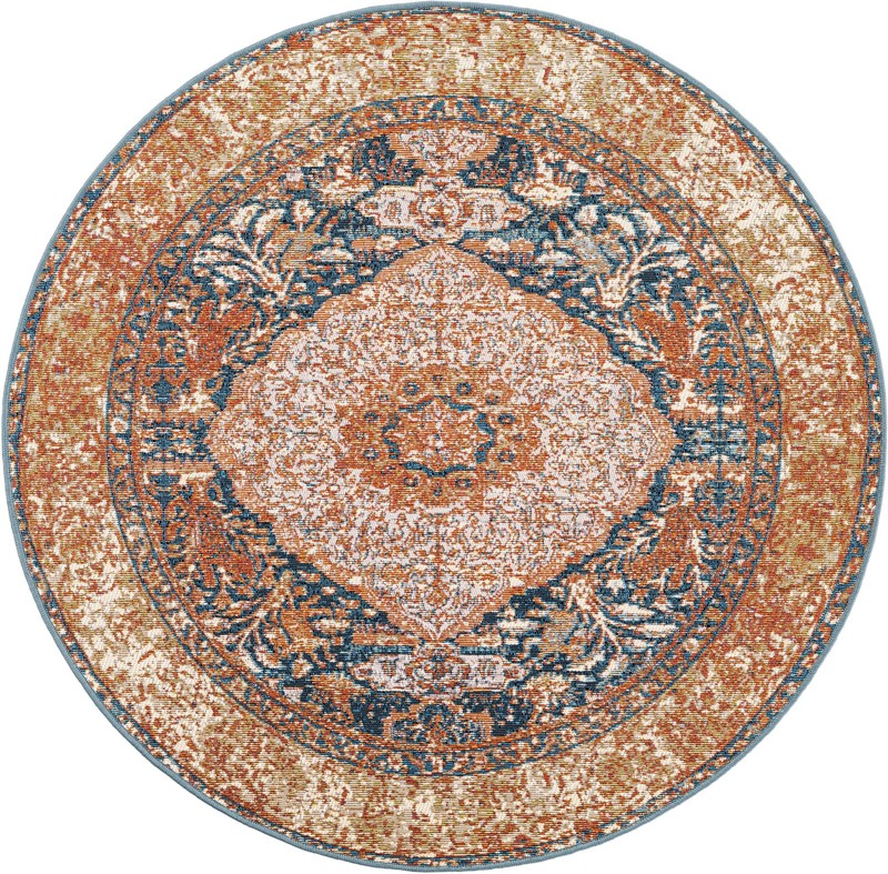 4' x 4' Lomax · Border Outdoor Rug