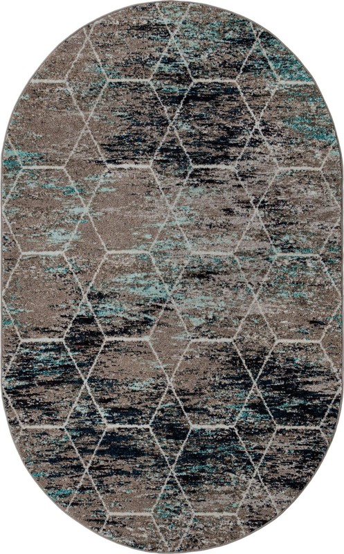 5' 3 x 8' Galloway · Diamond rug
