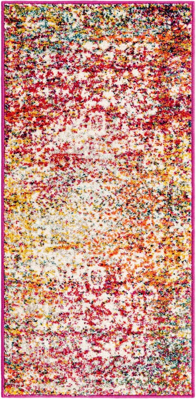 2' x 4' Birch · Medallion rug, multi