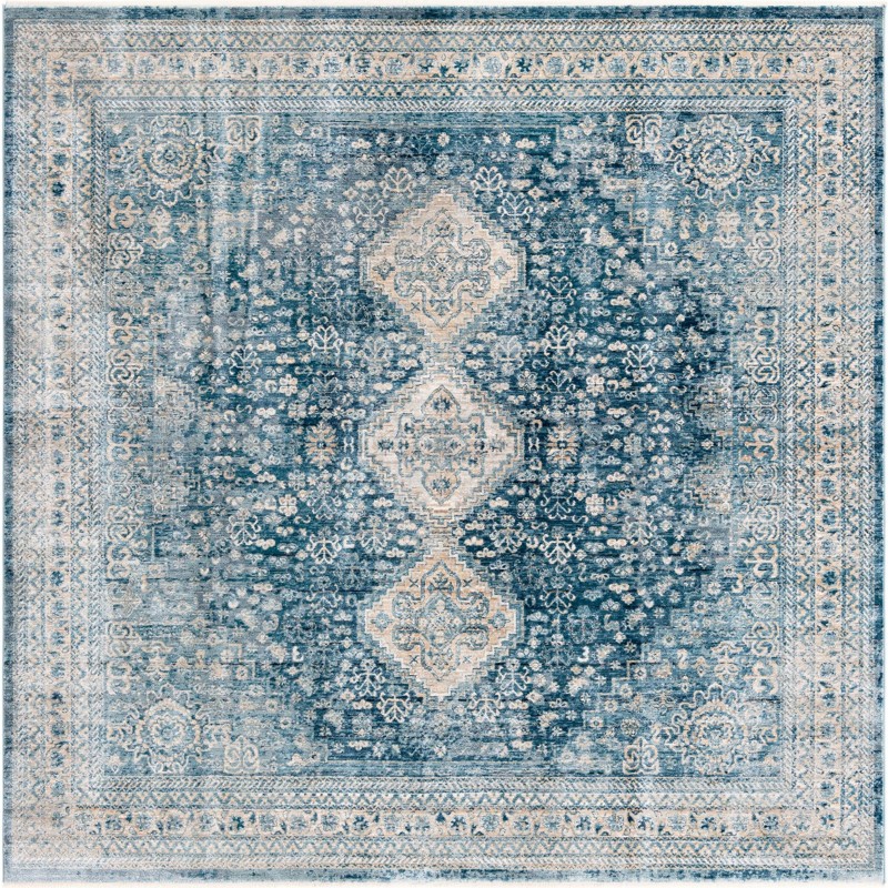 Greenbriar · Border rug, navy
