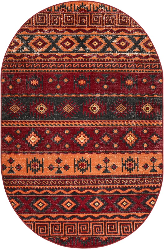 Lloyd · Diamond rug, rust
