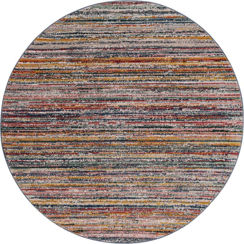Jagger · Striped rug, multicolor and ivory