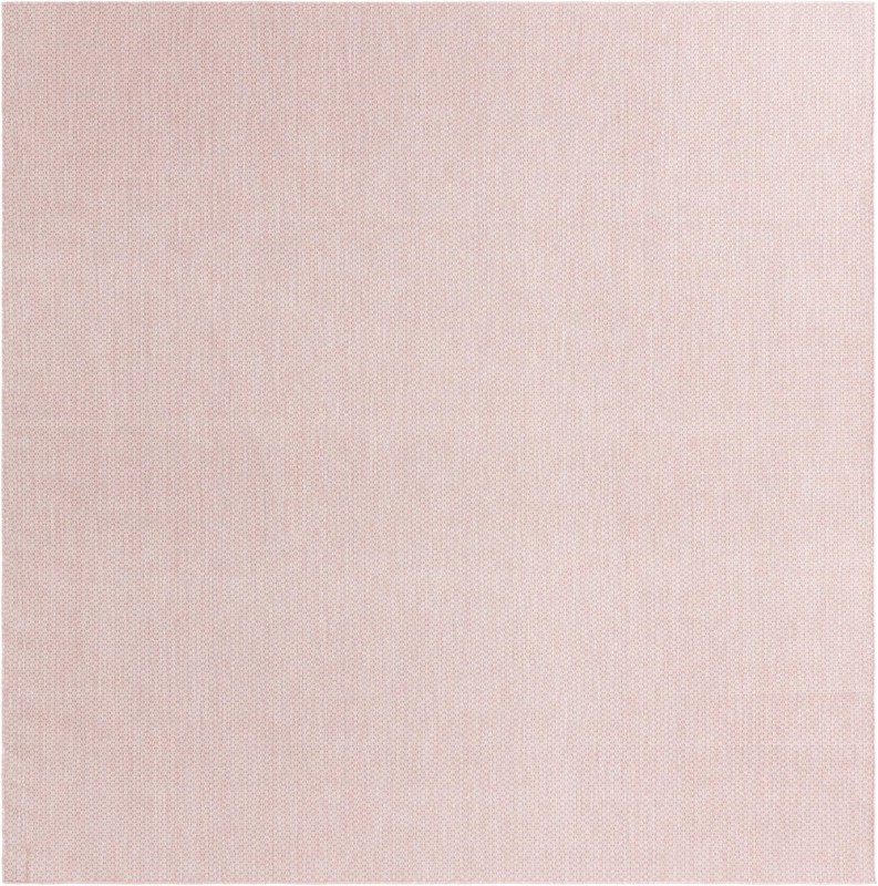 10' 8 x 10' 8 Fanshawe · Solid Outdoor Rug, whisper pink and ivory