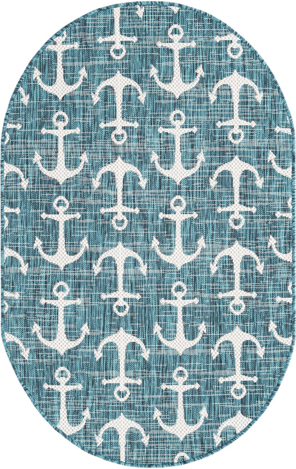 3' x 5' 3 Millbrook · Pictoral Outdoor Rug, teal