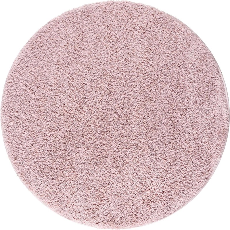 8' x 8' Calvert · Solid Shag Rug, pink
