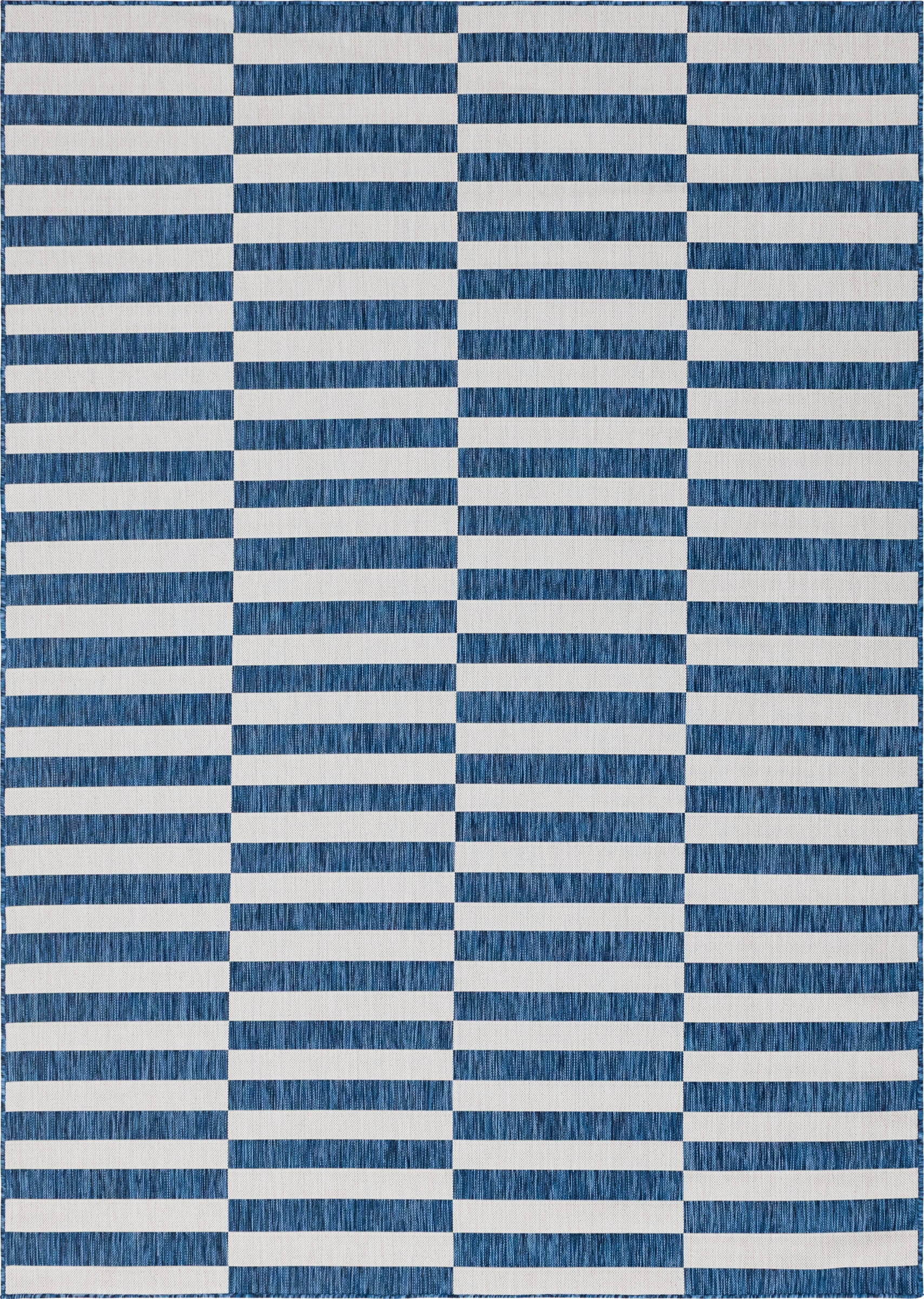 7' 10 x 11' Ainsley · Geometric Outdoor Rug, blue