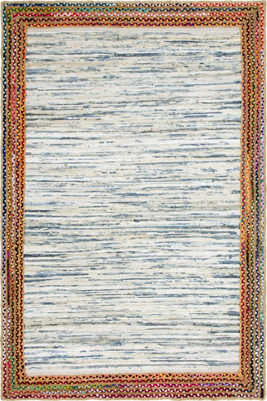 6' 1 x 9' Pardee · Border Chindi Rug, multi