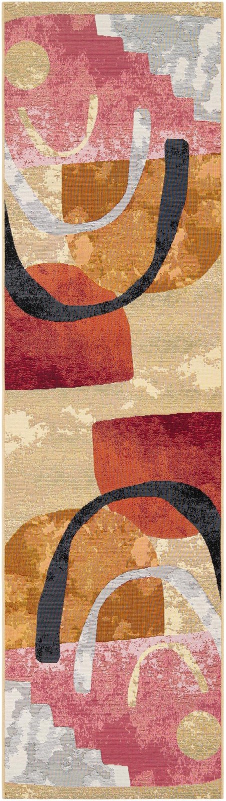 2' 7 x 10' Averill · Abstract Outdoor Rug, multi