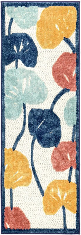 Slade · Border Outdoor Rug, ivory
