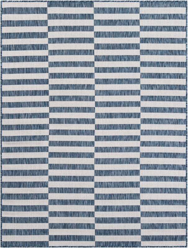 5' 3 x 7' Ainsley · Geometric Outdoor Rug, blue