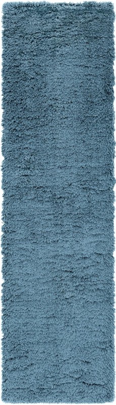 2' 7 x 10' Olympia · Solid shag rug, aegean blue