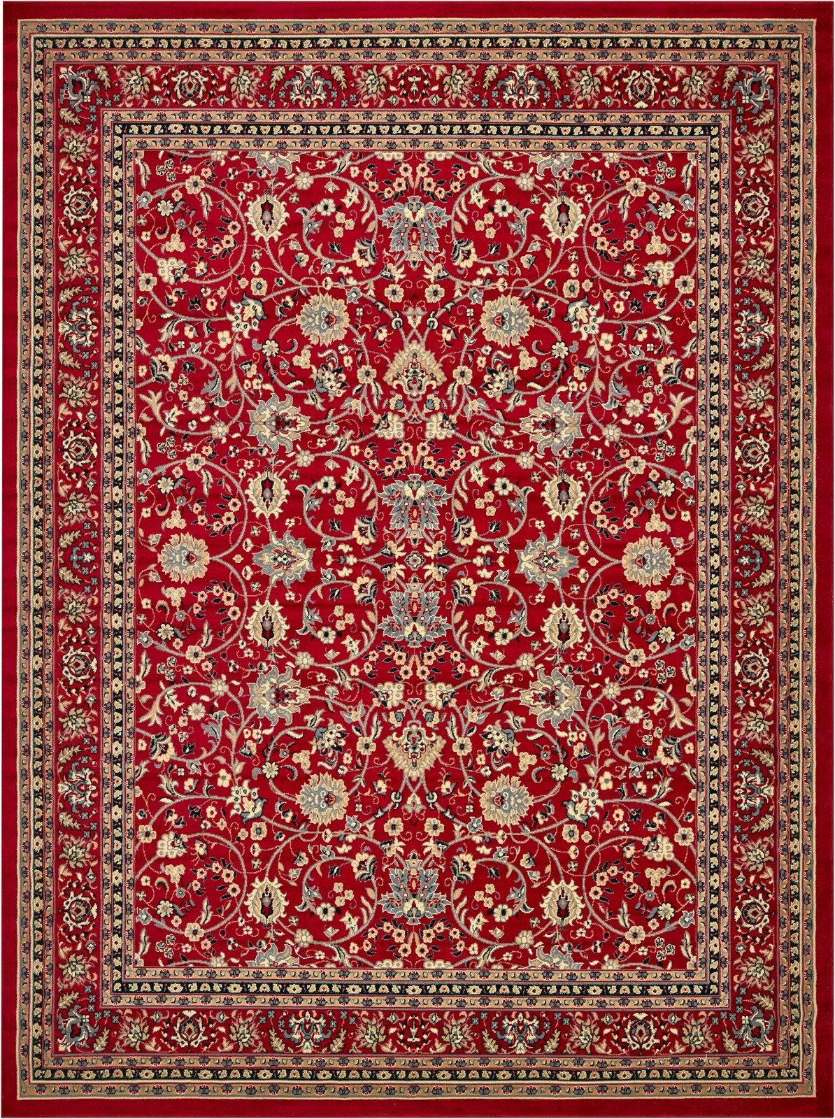 10' x 13' Annapolis · Border rug, lred