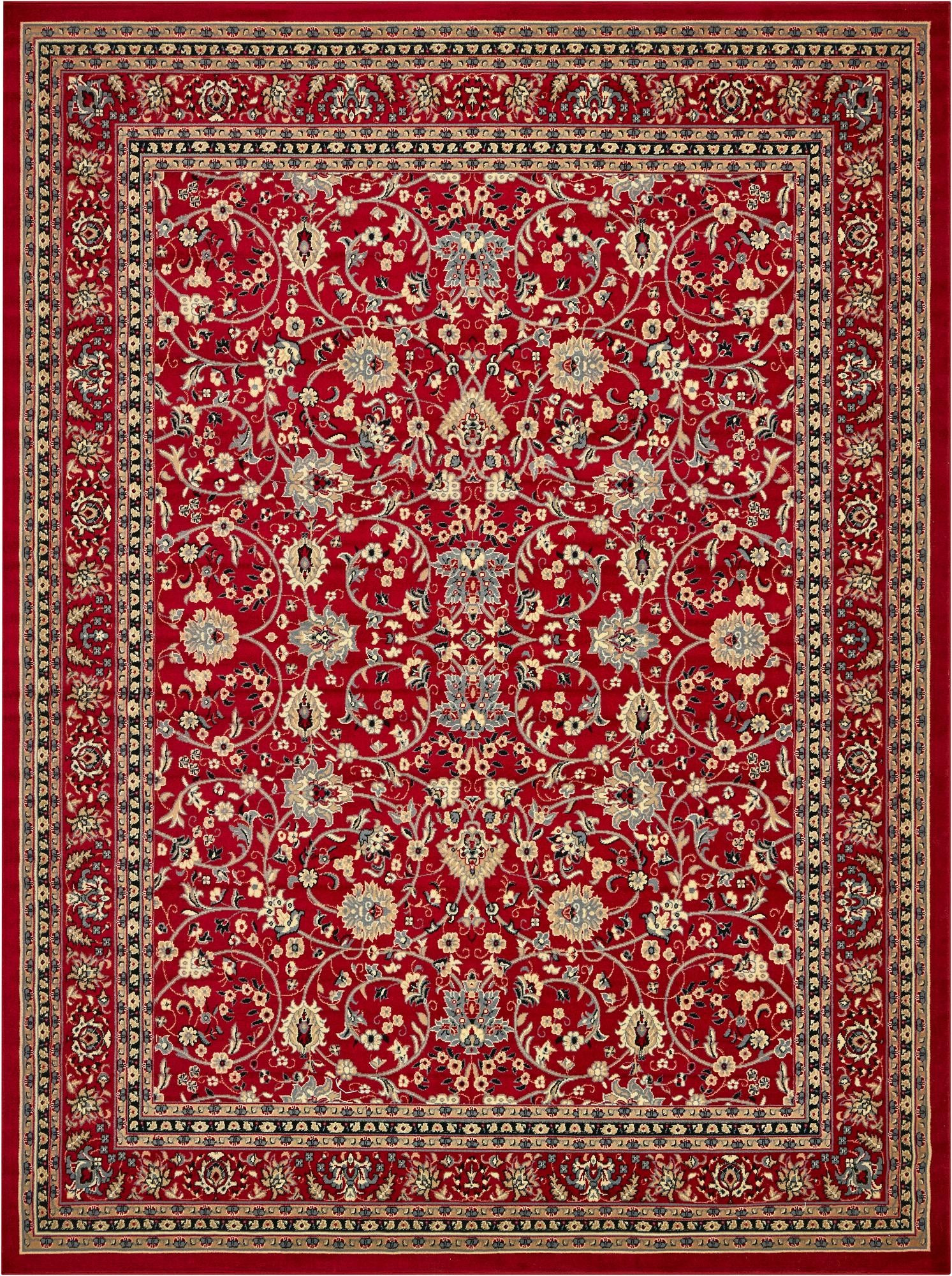 10' x 13' Annapolis · Border rug, lred