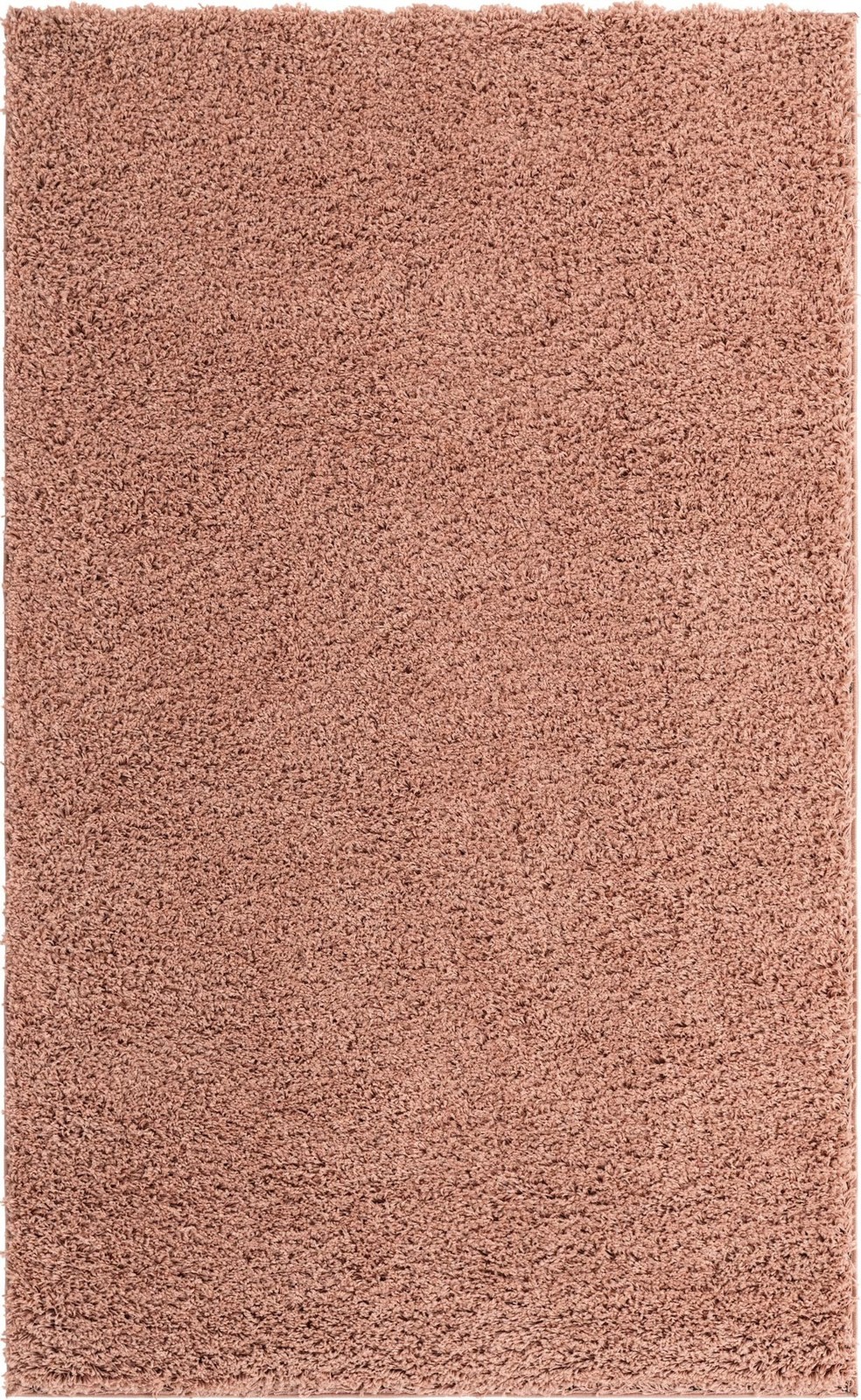 5' x 8' Hartwell · Solid Shag Rug, rosepink