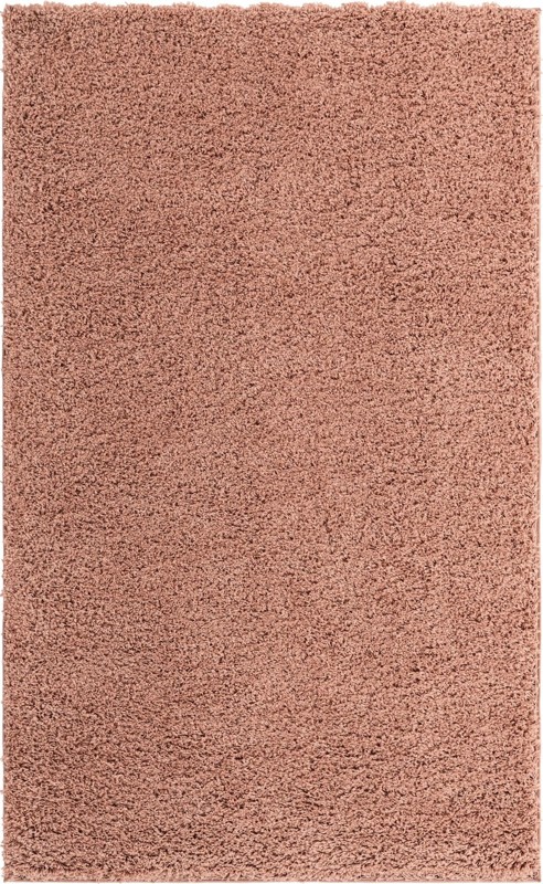5' x 8' Hartwell · Solid Shag Rug, rosepink