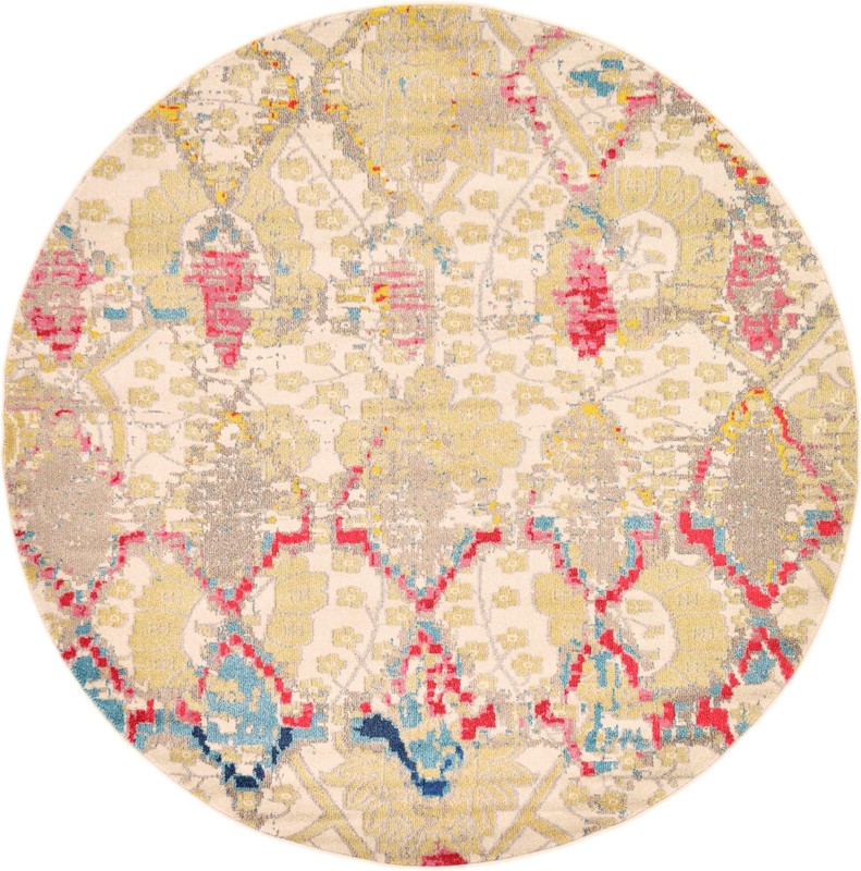 8' x 8' Reno · Abstract Washable Rug