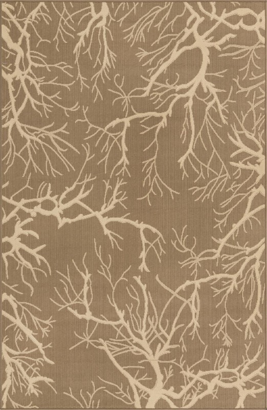 5' x 8' Fanshawe · Floral / botanical Outdoor Rug
