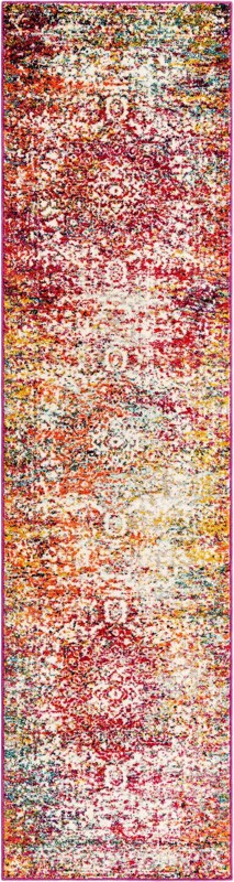 2' 7 x 10' Birch · Medallion rug, multi