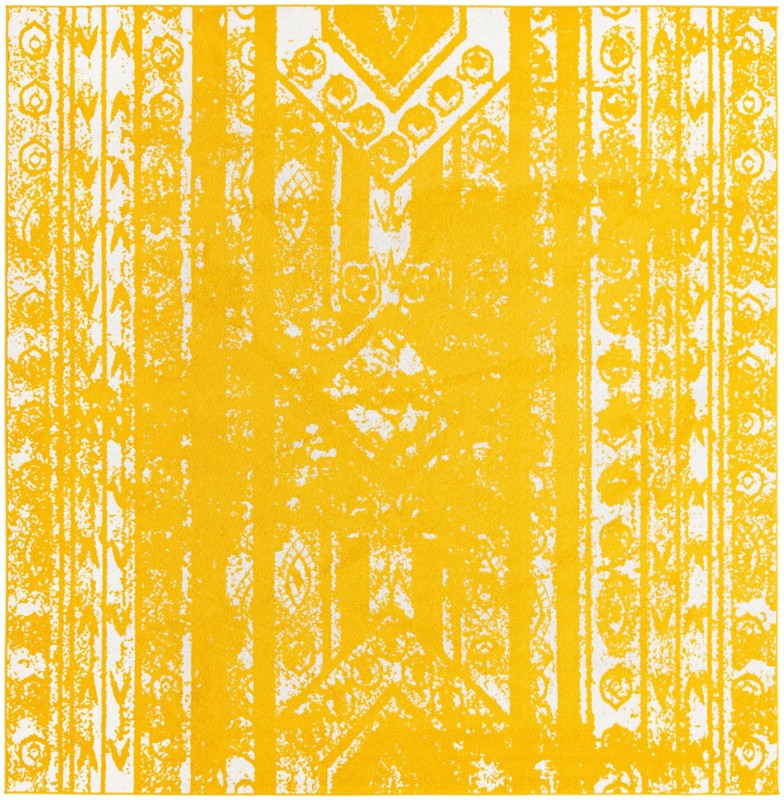 Underhill · Geometric rug, yellow