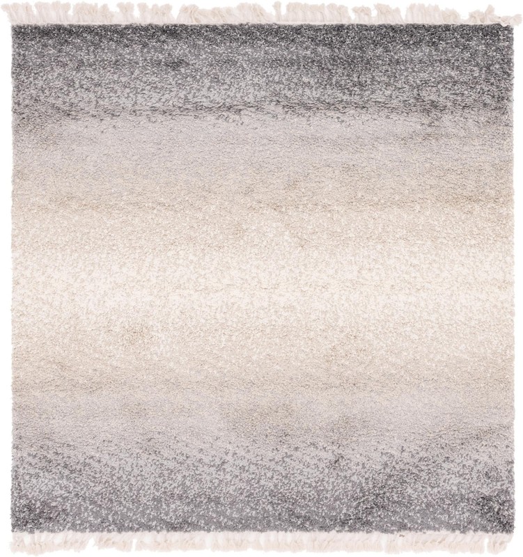 8' x 8' Kyle · Gradient Shag Rug, gray