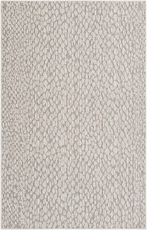 5' 3 x 8' Dillard · Animal print Outdoor Rug, light gray