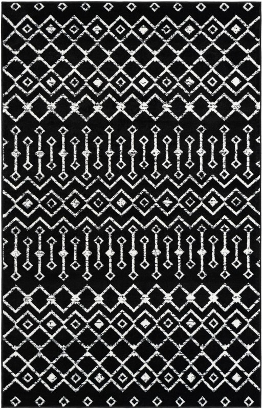 Dudley · Diamond rug, black