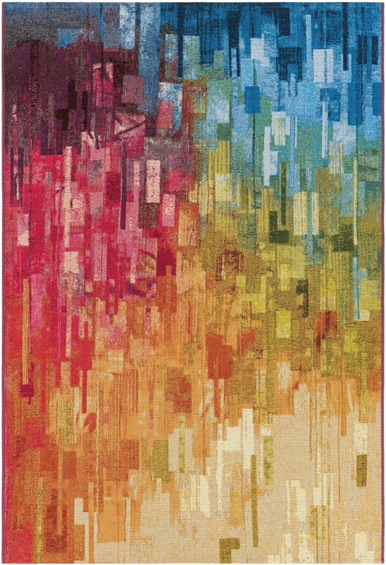 3' 3 x 5' 3 Joplin · Abstract Outdoor Rug, multi