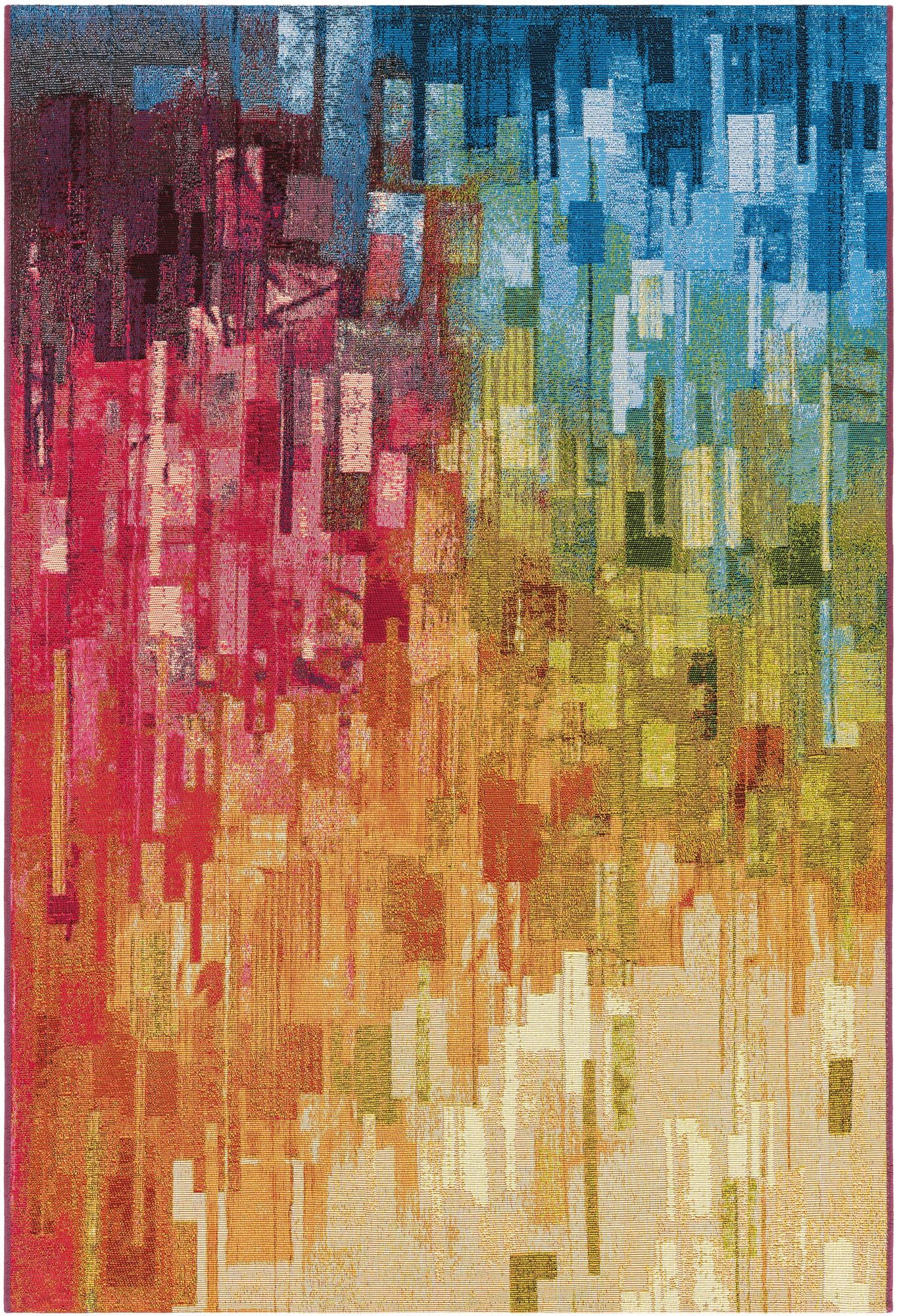 3' 3 x 5' 3 Joplin · Abstract Outdoor Rug, multi