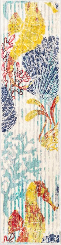 2' x 8' Bewley · Lines rug, multi