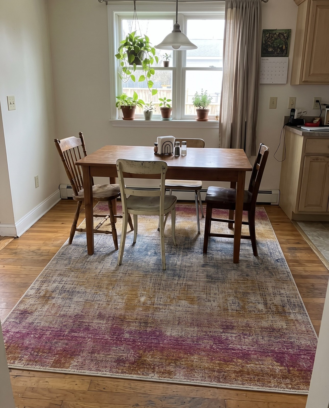 9' x 11' 7 Huckleberry · Abstract rug, multi