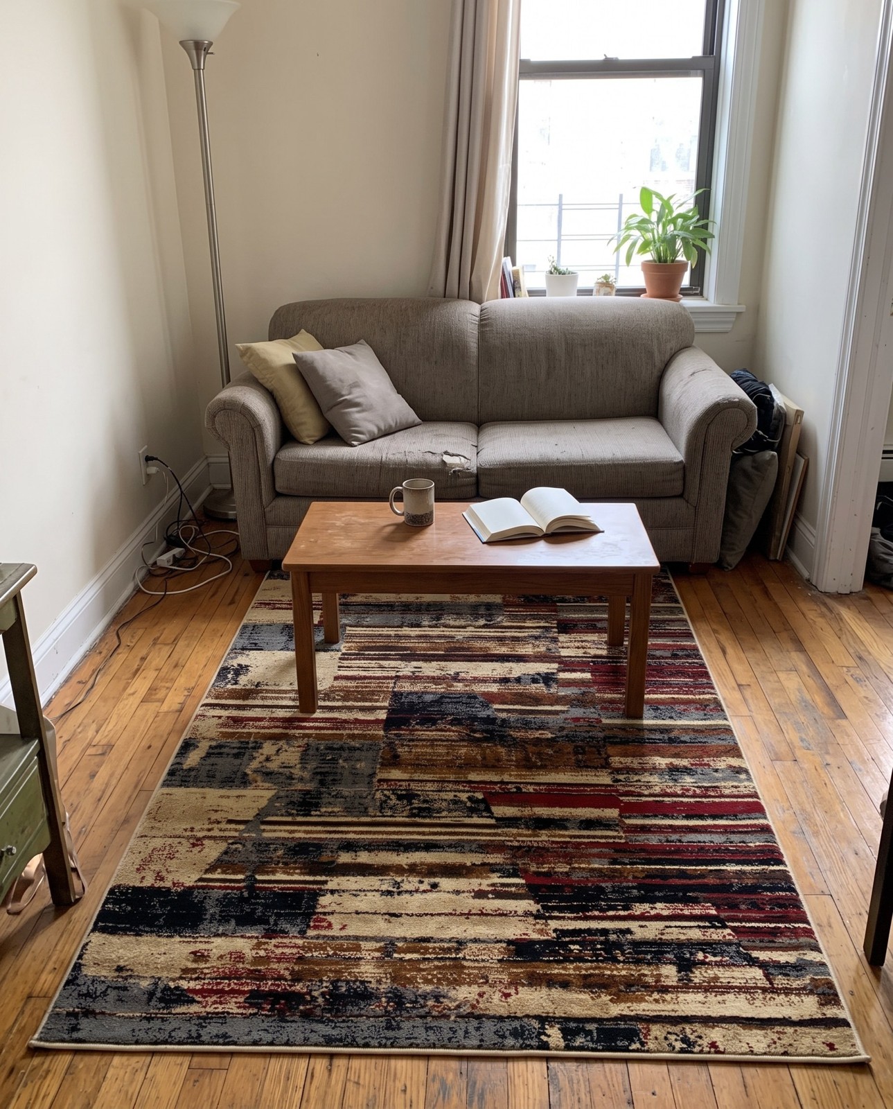 4' x 6' Cora · Abstract rug, multi