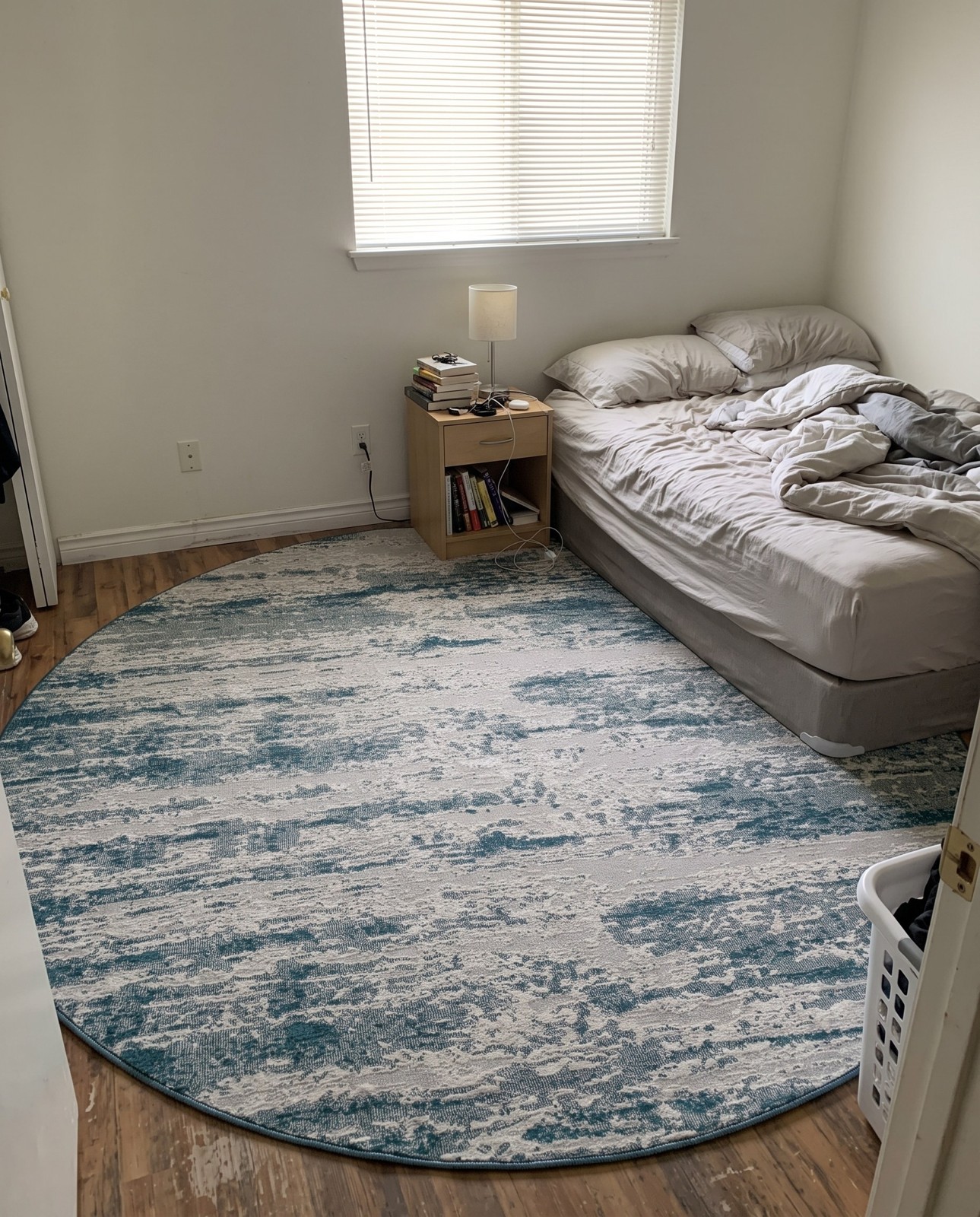 7' 10 x 10' Henley · Abstract Outdoor Rug, teal