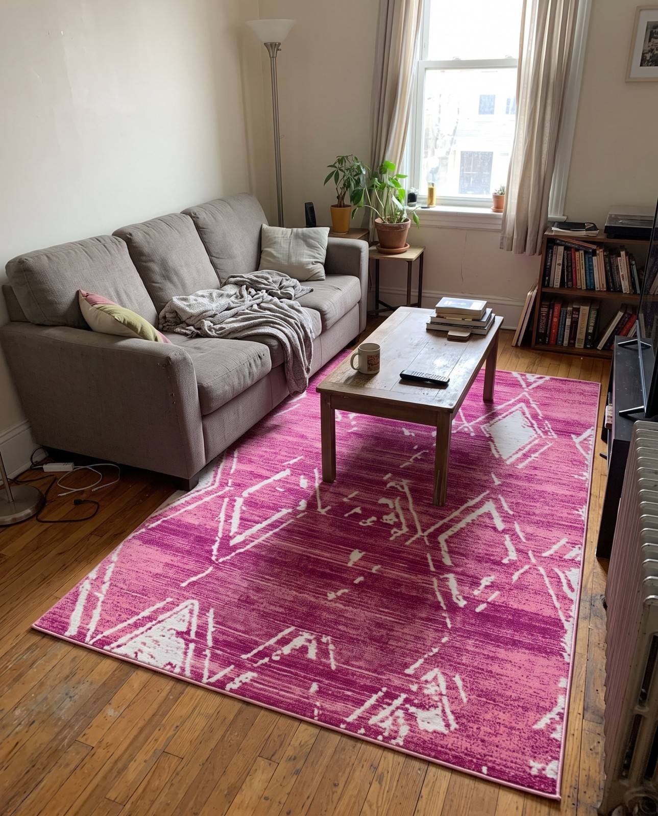 4' x 6' Sorrel · Diamond rug