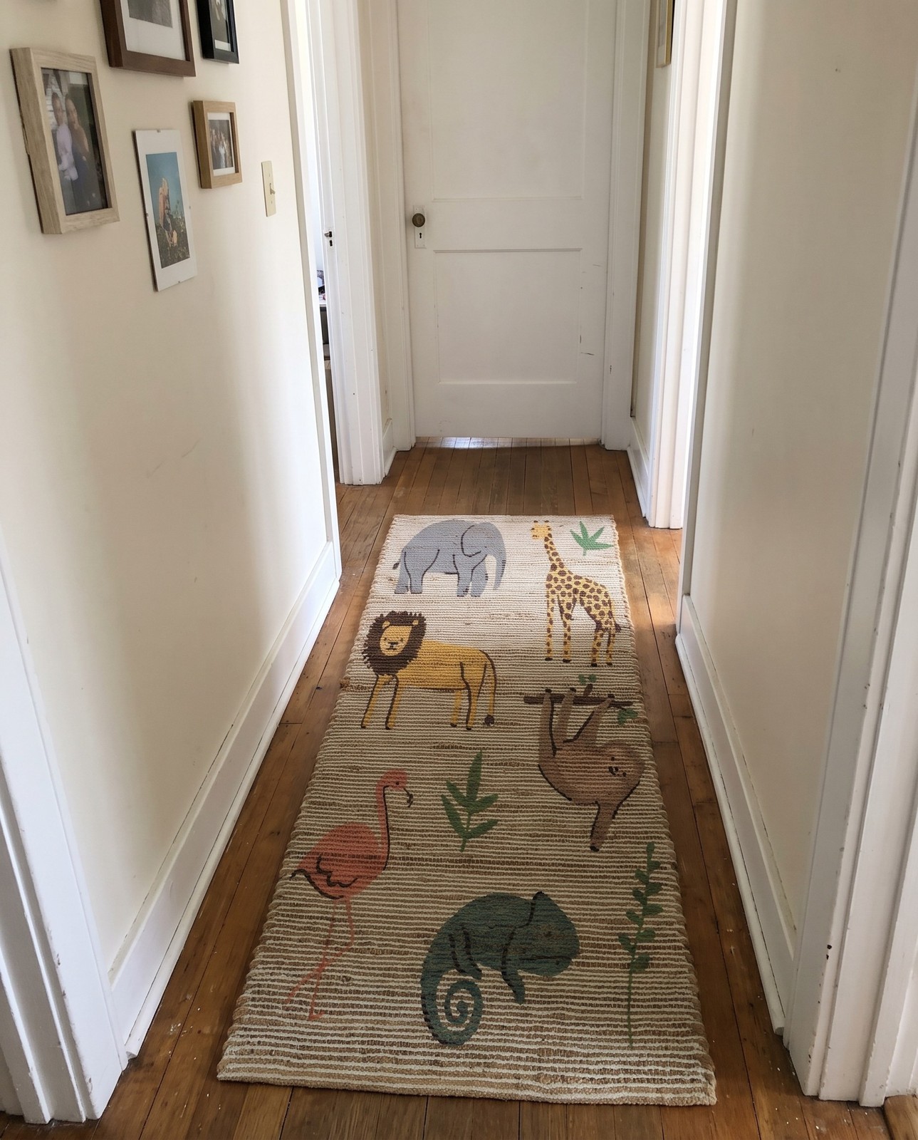 2' x 6' 1 Selma · Animal rug, multi and tan