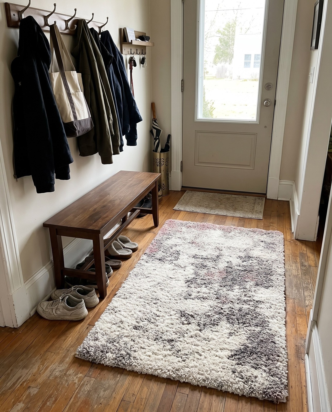 3' 3 x 5' 3 Cheswick · Abstract Shag Rug, pink