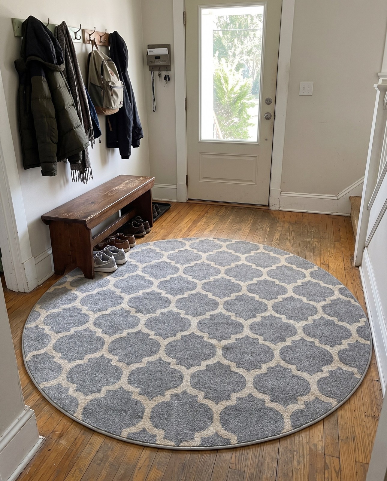 10' 8 x 16' 5 Arkwright · Geometric rug, lgray