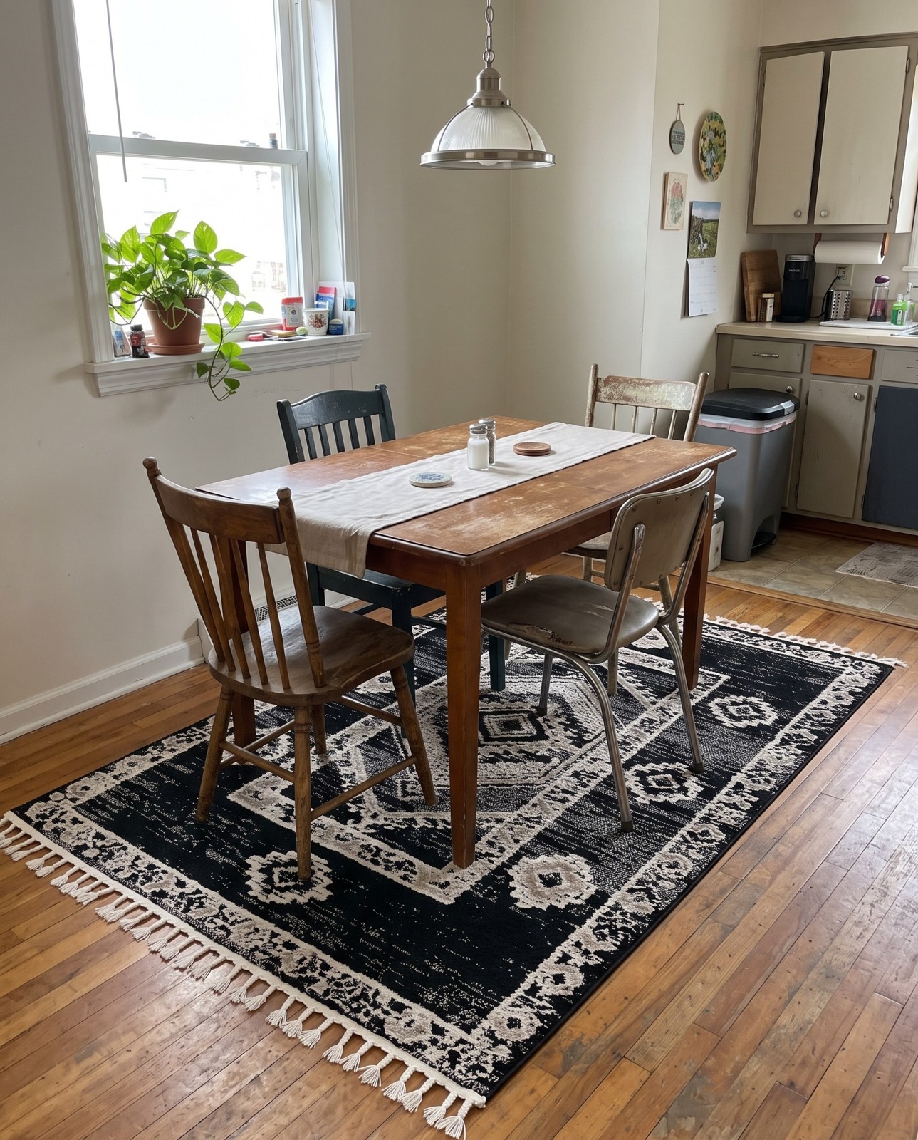 Detail image of 5' 3 x 8' Hillcrest · Border rug