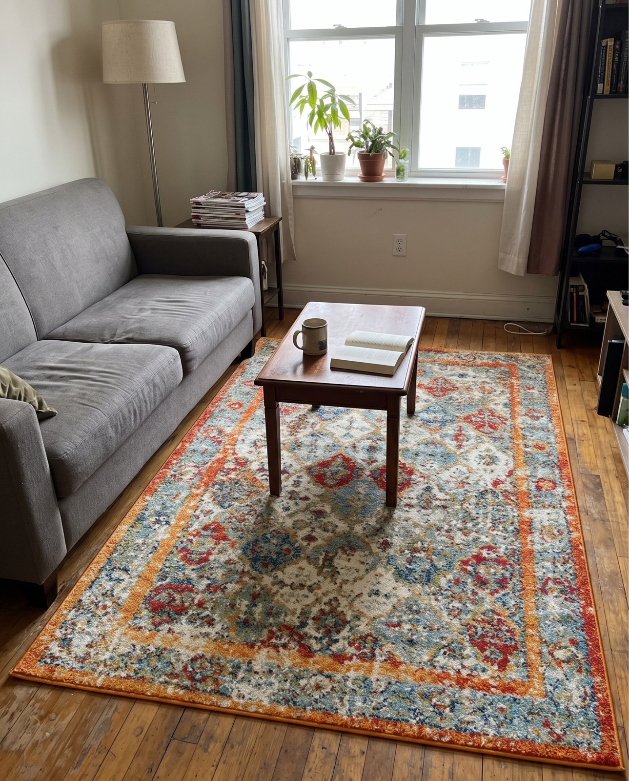 4' x 6' Spofford · Border rug