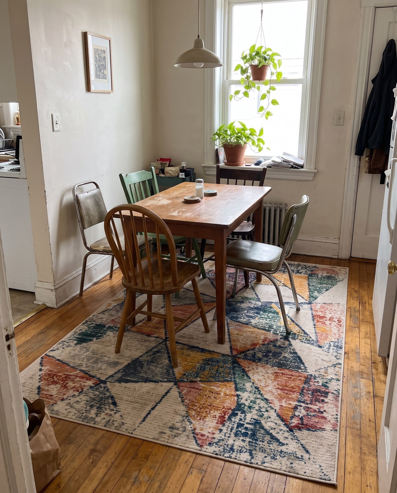 4' x 6' 3 Carney · Abstract rug, multi