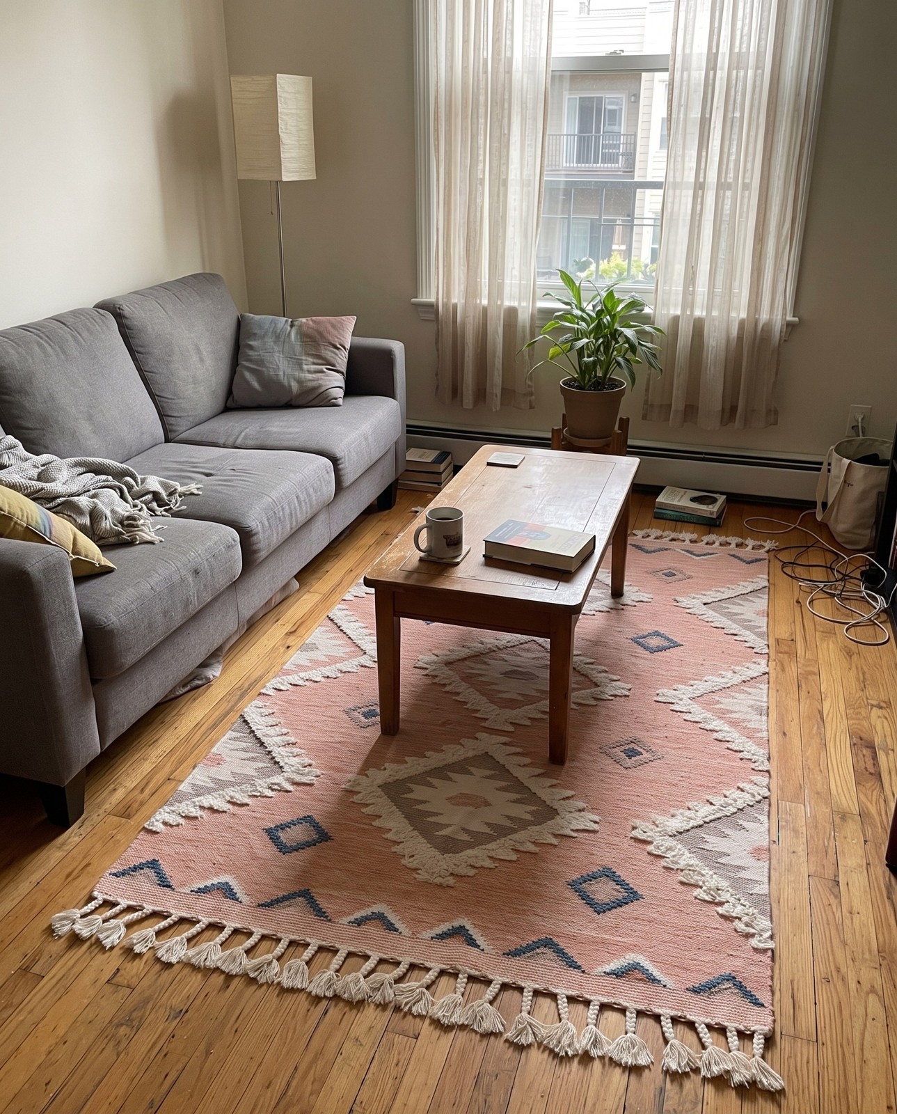 2' x 3' 1 Amaranth · Diamond Wool Rug, baby