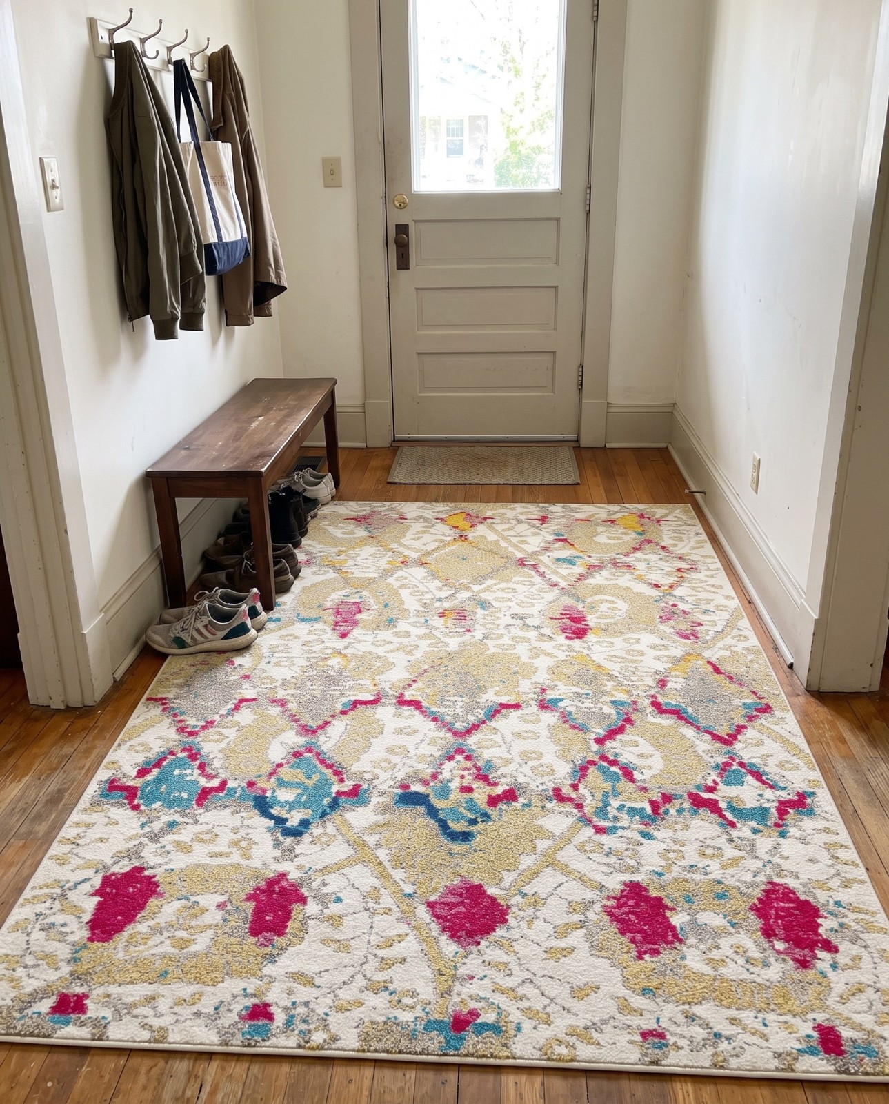 10' 6 x 16' 5 Reno · Abstract Washable Rug