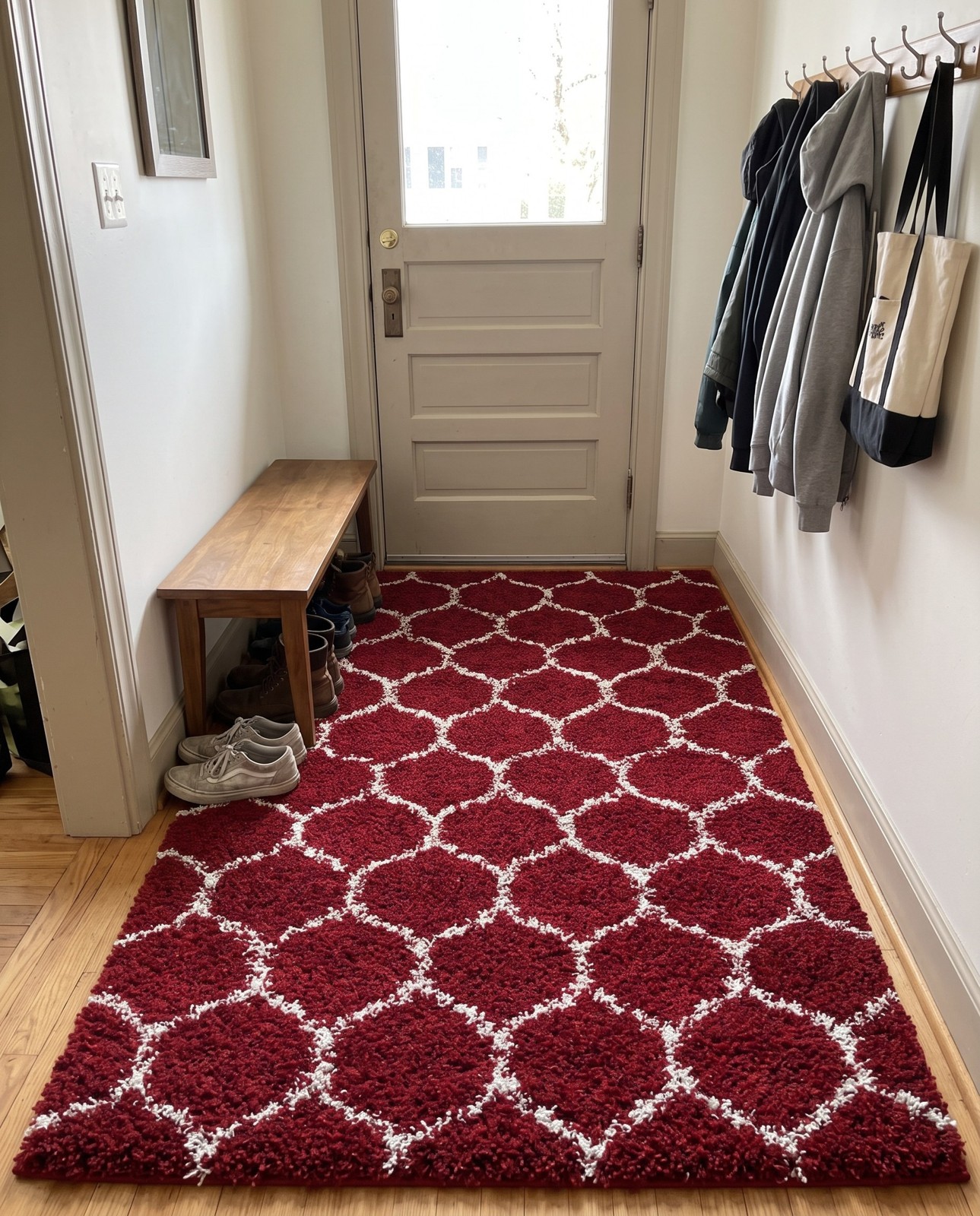 Detail image of 10' x 13' Barnett · Lattice Shag Rug