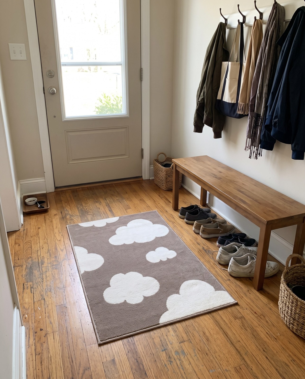 Detail image of 2' x 3' Abbot · Cloud rug, hazelnut beige and ivory